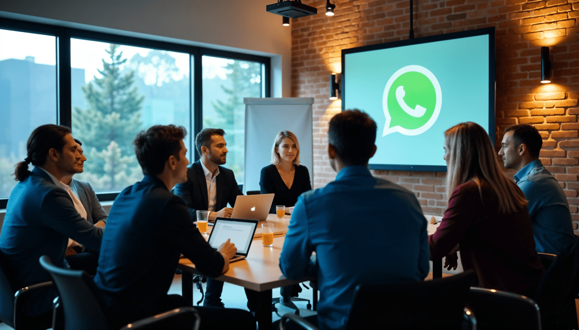 Ein Smartphone mit geöffneter WhatsApp Business-App zeigt einen aktiven Chatverlauf mit einem Kunden – Symbol für moderne, digitale Kundenkommunikation