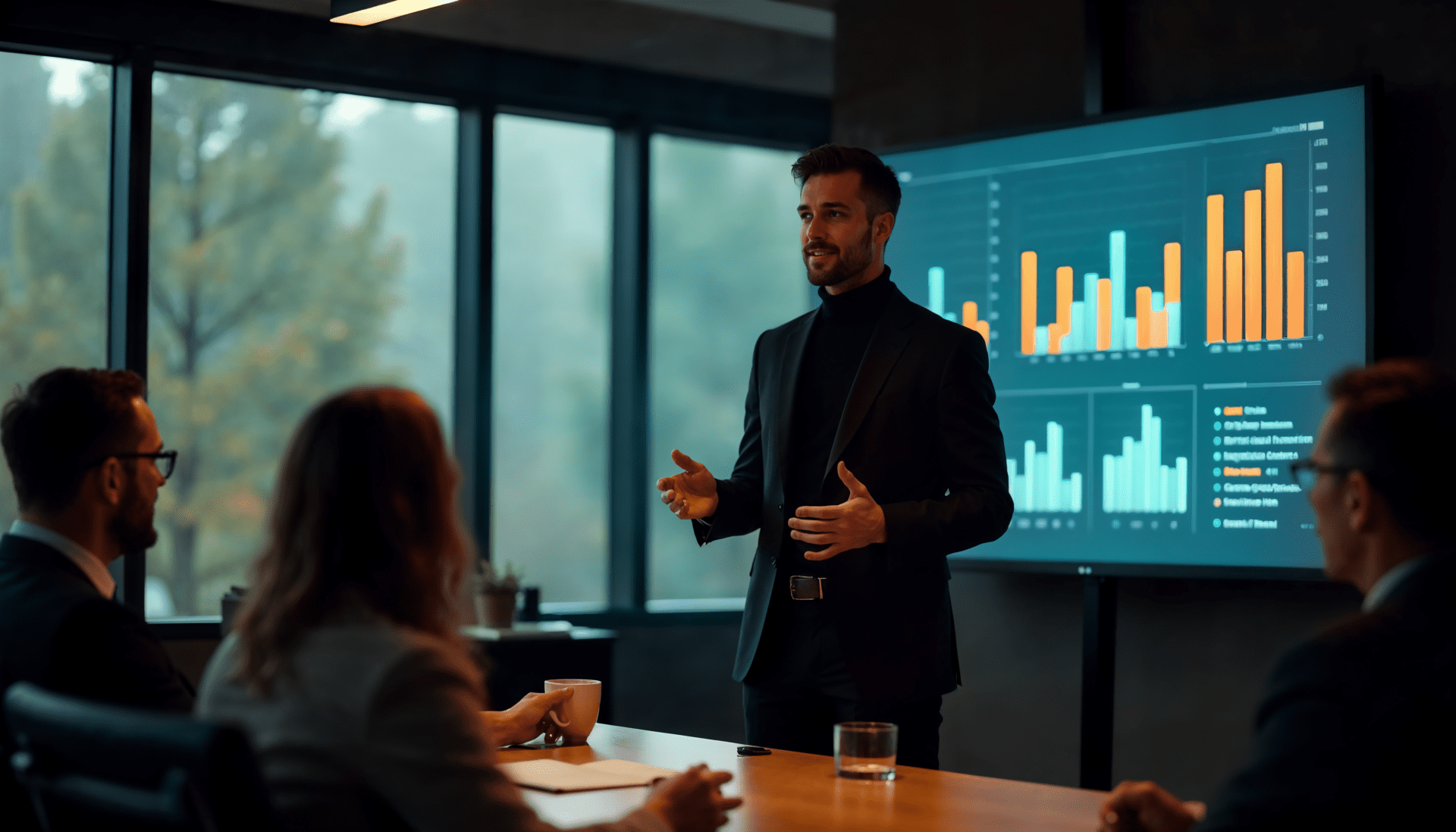 Erfahrener Digital Marketing Consultant bei der Analyse digitaler Strategien für Unternehmen im IT-Bereich